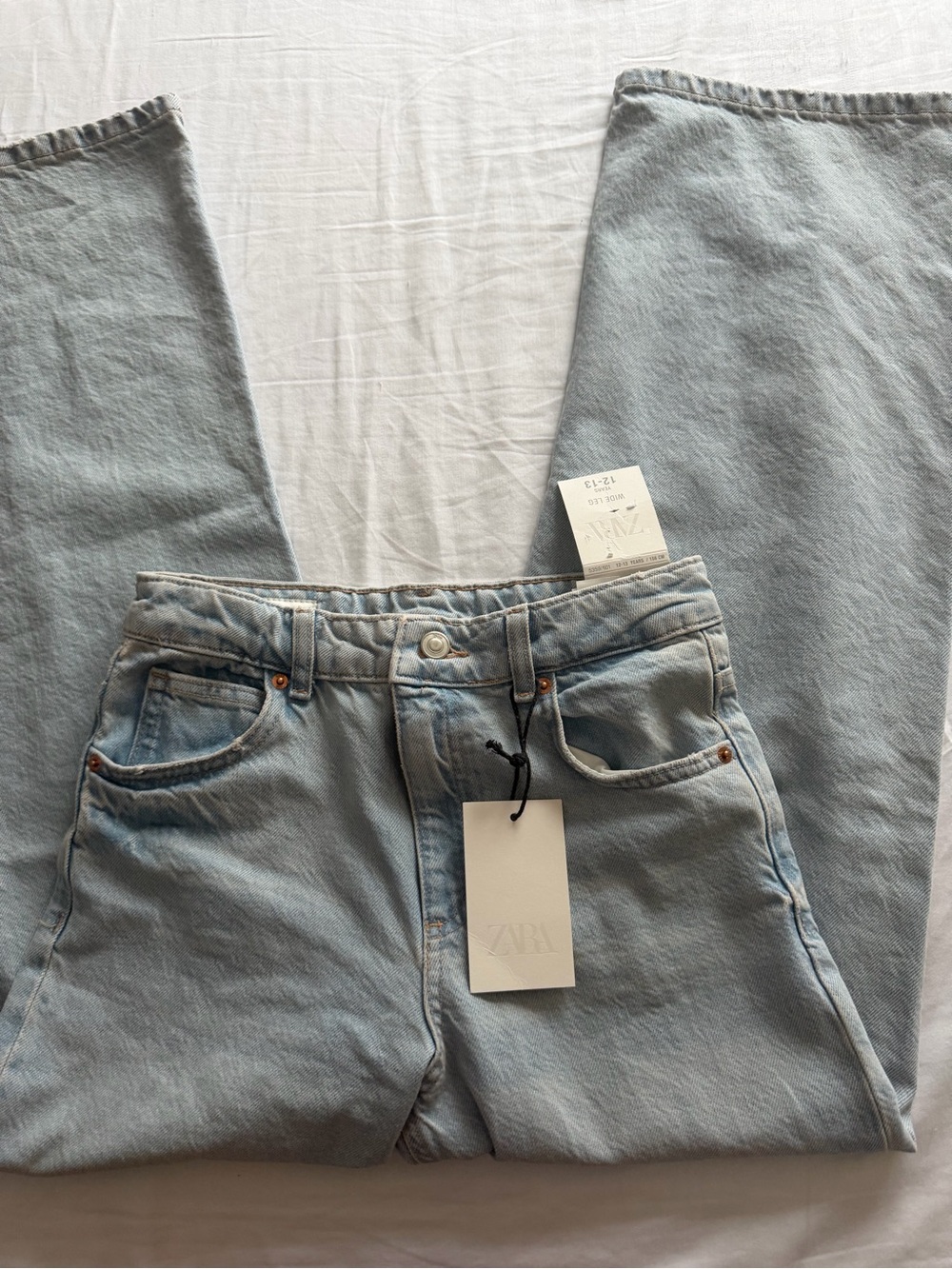 ZARA Light Wash Women's Straight Leg Jeans